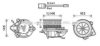 PRASCO CN8294 Electric Motor, interior blower